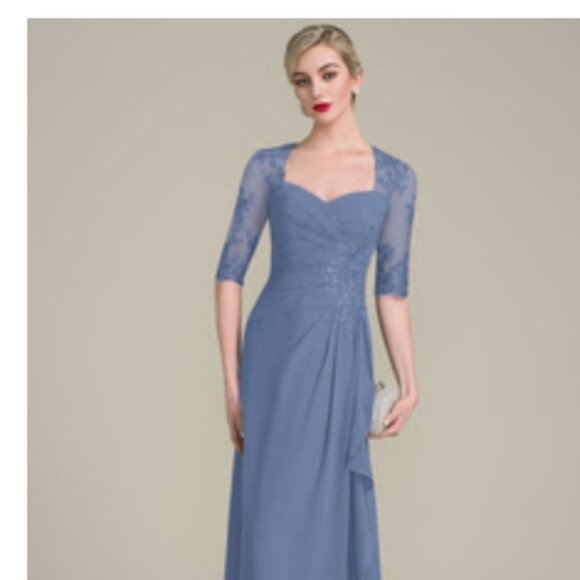 New A-line Sweetheart Floor-Length Mother of the Bride/Groom Dress/gown - Picture 1 of 3